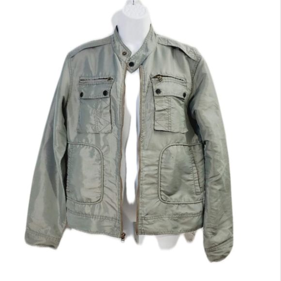 CPT Cockpit USA Jackets & Blazers - CPT by Cockpit USA military garmen nylon zippered army green jacket size medium